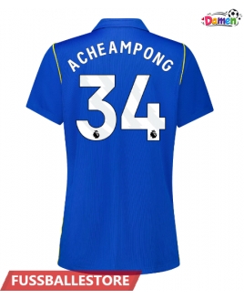 Günstige Chelsea Josh Acheampong #34 Heimtrikot Damen 2026-27 Kurzarm
